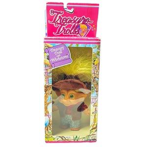 Vintage Treasure Troll Sealed In Box 1990 Cowboy Troll Treasure Trolls Wishstone
